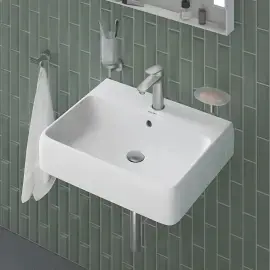 Смеситель для умывальника Wave M Duravit WA10200020701 — боковой ракурс