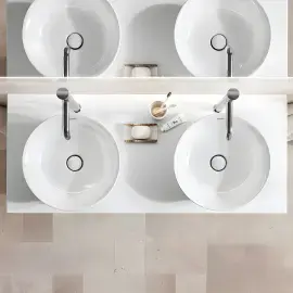 Умивальник White Tulip Duravit 2362430079 — вид ззаду