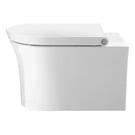 Унітаз підвісний White Tulip Duravit 2576092000 + 0027090000 — вид спереду