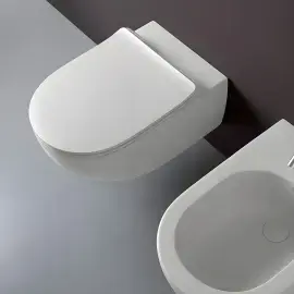 Унитаз подвесной App Flaminia AP118SLAT + APCW10LAT — вид спереди
