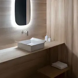 Умывальник Box Flaminia BX40A — боковой ракурс