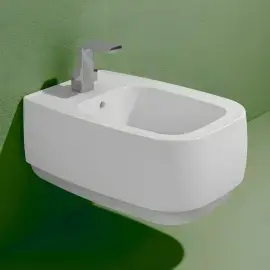 Біде підвісне Flag Flaminia FG218LAT Latte Opaco — вид спереду