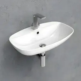 Умивальник Nuda Flaminia ND60PR — бічний ракурс
