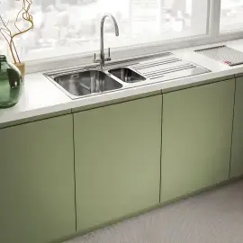 Змішувач для кухні  з фільтром Lina Clear Water Franke 160.0702.660 Chrome — вид спереду