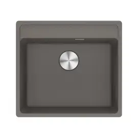 Кухонна мийка Maris MRG 610-52 TL Franke 114.0668.868 Stone Grey — вид на білому тлі
