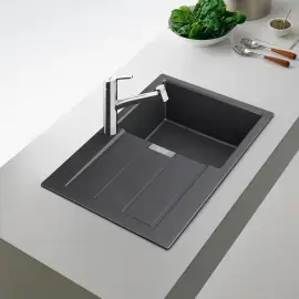 Кухонная мойка Sirius S2D 611-78 Franke 143.0621.190 — боковой ракурс