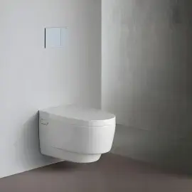 Унітаз-біде підвісний AquaClean Mera Comfort Geberit 146.210.11.1 — вид спереду
