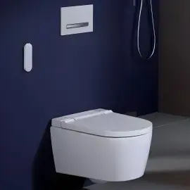 Унітаз-біде підвісний AquaClean Sela Geberit 146.220.11.1 — вид спереду