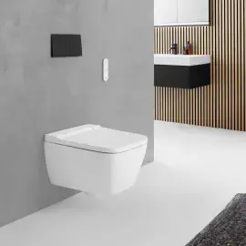 Унітаз-біде підвісний AquaClean Sela Geberit 146.250.01.1 — вид спереду
