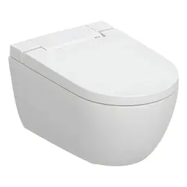 Унітаз-біде підвісний AquaClean Alba Geberit 146.350.01.1 — вид на білому тлі