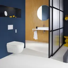 Унітаз-біде підвісний AquaClean Alba Geberit 146.350.01.1 — бічний ракурс