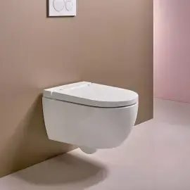 Унітаз-біде підвісний AquaClean Alba Geberit 146.350.01.1 — вид згори