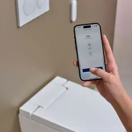 Унітаз-біде підвісний AquaClean Alba Geberit 146.350.01.1 — вид всередину