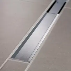 Комплект душовий трап CleanLine L30-90 см Geberit 154.150.00.1+154.450.KS.1 — бічний ракурс