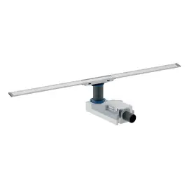 Комплект душовий трап CleanLine L30-90 см Geberit 154.150.00.1+154.450.KS.1 — вид на білому тлі
