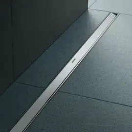 Решітка для душового каналу  CleanLine50 L30-90 см Geberit 154.446.KS.2 Matt Stainless Steel 30-90 x 3,0 см — вид спереду