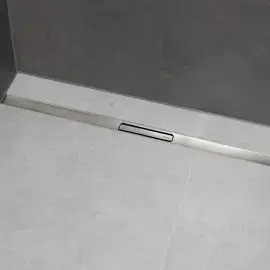 Решітка для душового каналу  CleanLine30 L30-130 см Geberit 154.503.KS.1 Stainless Steel 30-130 x 4,3 см — бічний ракурс