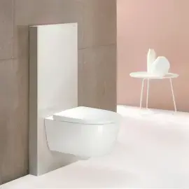 Сантехнический модуль Monolith Plus Geberit 131.231.SI.7 White Alpin — вид спереди