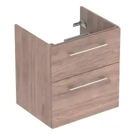 Тумба під умивальник Selnova Square Geberit 501.206.00.1 Горіх темний — вид на білому тлі