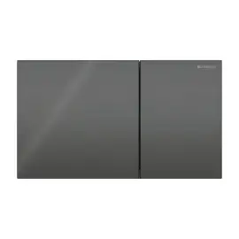 Змивна клавіша Sigma70 square Geberit 115.622.SJ.1 Black — вид на білому тлі