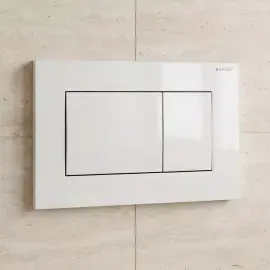 Панель смыва унитаза Sigma01 square Geberit 115.660.11.1 White — боковой ракурс
