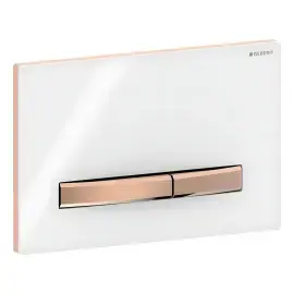 Змивна клавіша Sigma50 square Geberit 115.670.11.2 White — вид спереду