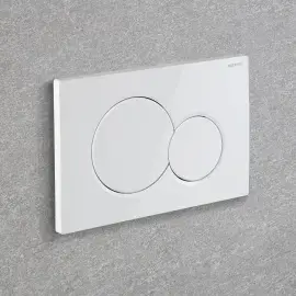 Змивна клавіша Sigma01 round Geberit 115.770.11.5 White — бічний ракурс