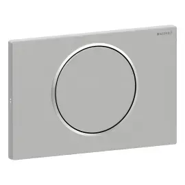 Змивна клавіша Sigma10 round Geberit 115.787.SN.5 24.6 х 16.4 х 1.5 см — вид спереду