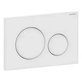 Панель смыва унитаза Sigma20 round Geberit 115.882.01.1 White Alpin — вид спереди