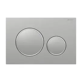 Змивна клавіша Sigma20 round Geberit 115.889.SN.1 — вид на білому тлі