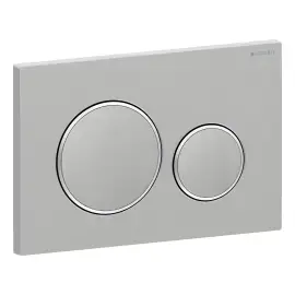 Змивна клавіша Sigma20 round Geberit 115.889.SN.1 — вид спереду