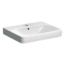 Умивальник Smyle Square Geberit 500.229.01.1 — вид на білому тлі