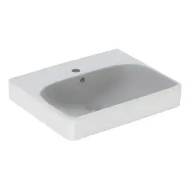 Умивальник Smyle Square Geberit 500.256.01.1 — вид на білому тлі