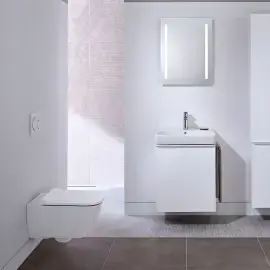 Унітаз підвісний Smyle Square Geberit 500.685.01.1 — вид згори