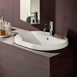 Умывальник VariForm Geberit 500.733.01.2 — вид спереди