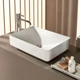 Умивальник VariForm Geberit 500.779.01.2 — бічний ракурс