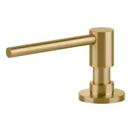 Дозатор рідкого мила Dispenser 316 Flessa Gessi 29660-727 Brass Brushed PVD — вид спереду