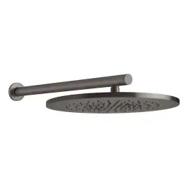 Верхній душ Gessi316 Gessi 54148-707 BLACK METAL BR. PVD — вид на білому тлі