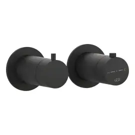 Змішувач для душу Gessi316 Gessi 54234-299 Matte Black — вид на білому тлі