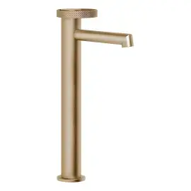 Змішувач для раковини Anello Gessi 63304-726 Warm Bronze Br. PVD — вид спереду