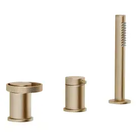 Змішувач для ванни Anello Gessi 63347-726 — вид на білому тлі