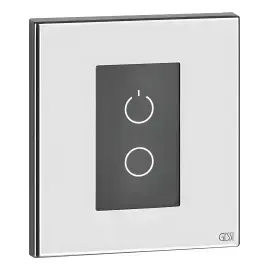 Додатковий комплект сенсорного керування Gessi 01720-238 Mirror Steel — вид на білому тлі