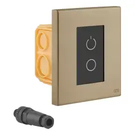 Додатковий комплект сенсорного керування Gessi 01720-791 Deep Bronze Brushed PVD — вид на білому тлі