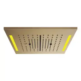 SHOWERHEAD Colour Gessi 57876-726 Warm Bronze Br. PVD — вид на білому тлі
