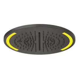 SHOWERHEAD Colour Gessi 57878-707 BLACK METAL BR. PVD — вид спереду