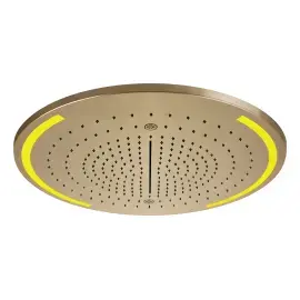 SHOWERHEAD Colour Gessi 57980-726 Warm Bronze Br. PVD — вид на білому тлі