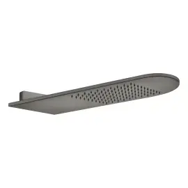 Верхній душ Gessi316 Gessi 45163-707 BLACK METAL BR. PVD — вид на білому тлі