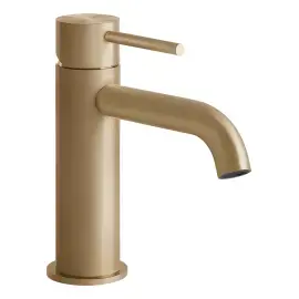 Змішувач для раковини Gessi316 Gessi 54002-726 Warm Bronze Br. PVD — вид спереду