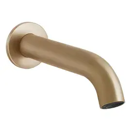 Вилив Gessi316 Gessi 54008-726 Warm Bronze Br. PVD — вид спереду