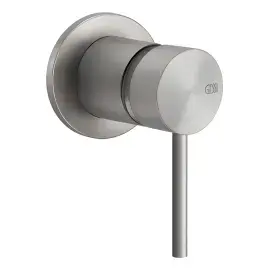 Змішувач для душу 316 Flessa Gessi 54019-239 Steel Brushed — вид спереду
